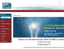 Tablet Screenshot of nysdra.org